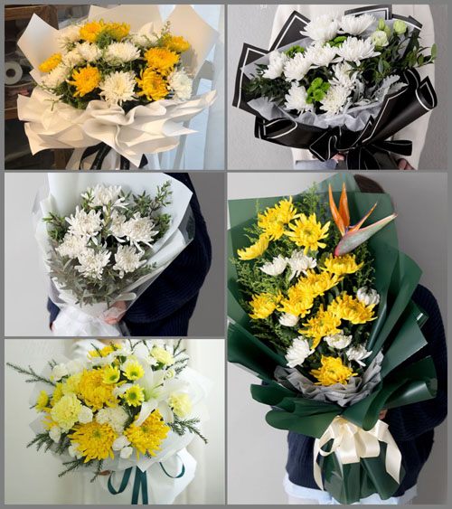 贵州毕节市金沙县官田乡团山村白事花束代送